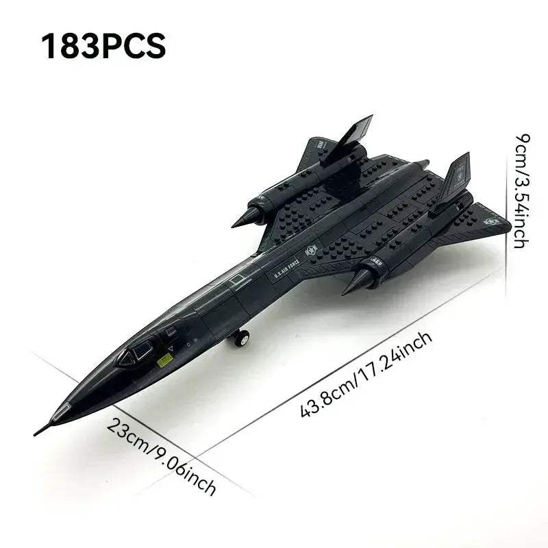 Premium Building Blocks Kit Military Aircraft Dual Models F15 And Apache For Boys And Collectors - ToylandEU