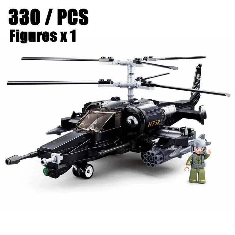 Premium Building Blocks Mi 24 Hind Attack Helicopter Model Set For Builders And Collectors - ToylandEU