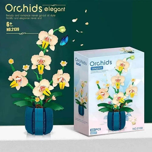  Premium Building Blocks Orchid Bonsai Model3D Toyland EU -  ToylandEU™