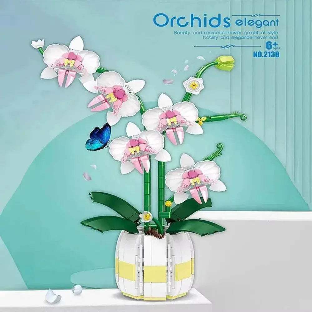  Premium Building Blocks Orchid Bonsai Model3D Toyland EU -  ToylandEU™