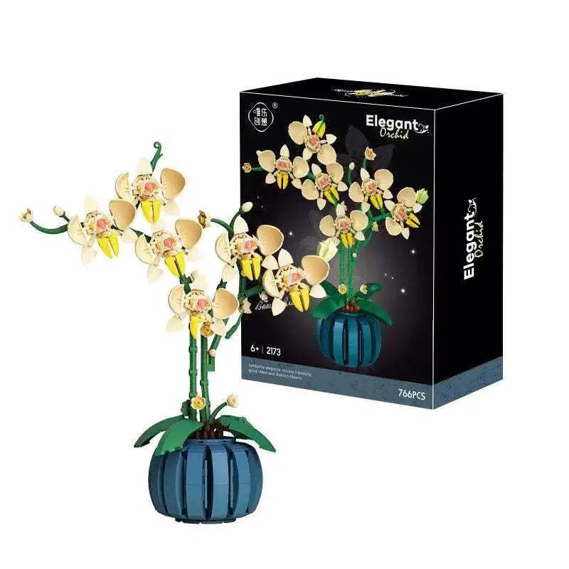  Premium Building Blocks Orchid Bonsai Model3D Toyland EU -  ToylandEU™