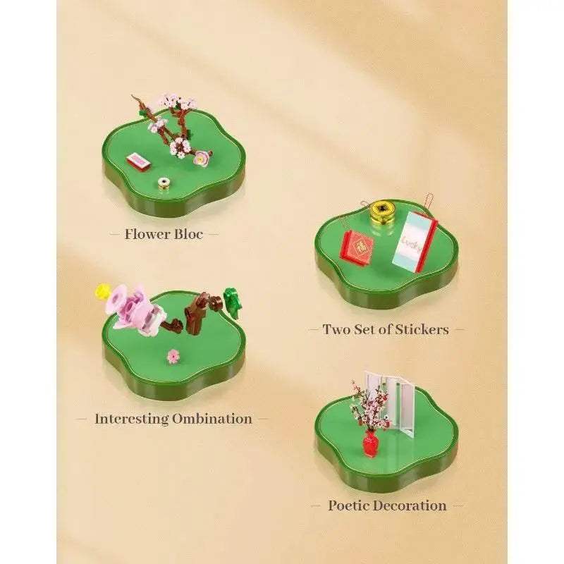  Vibrant Building Blocks Small Peach Blossom Toyland EU -  ToylandEU™