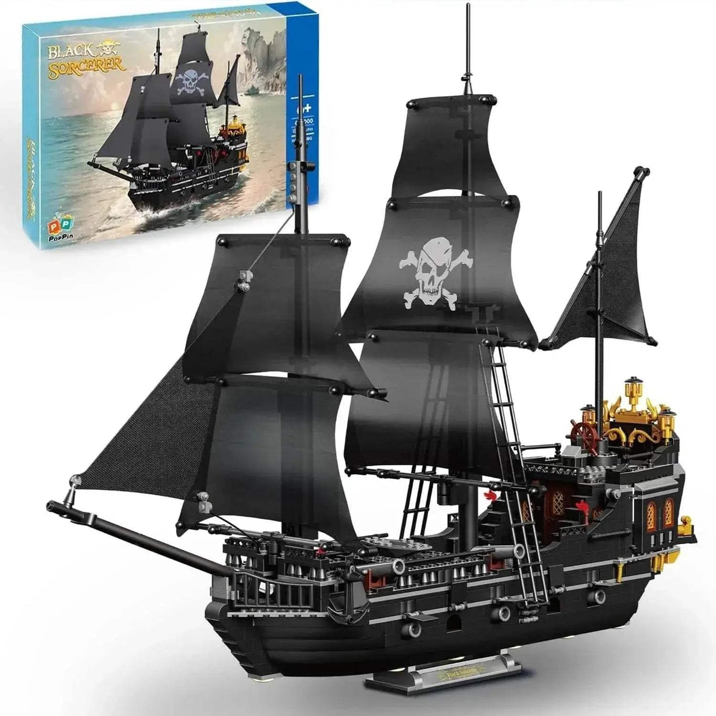  Premium Pirate Ship Building Kit 1424Piece Toyland EU -  ToylandEU™