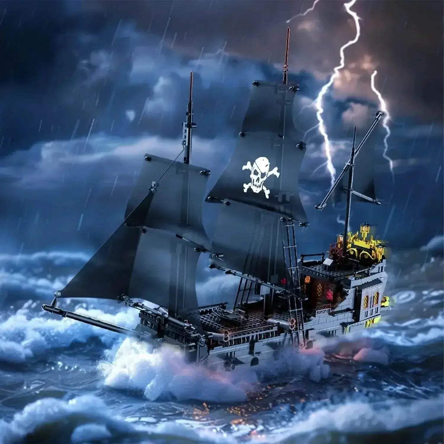  Premium Pirate Ship Building Kit 1424Piece Toyland EU -  ToylandEU™