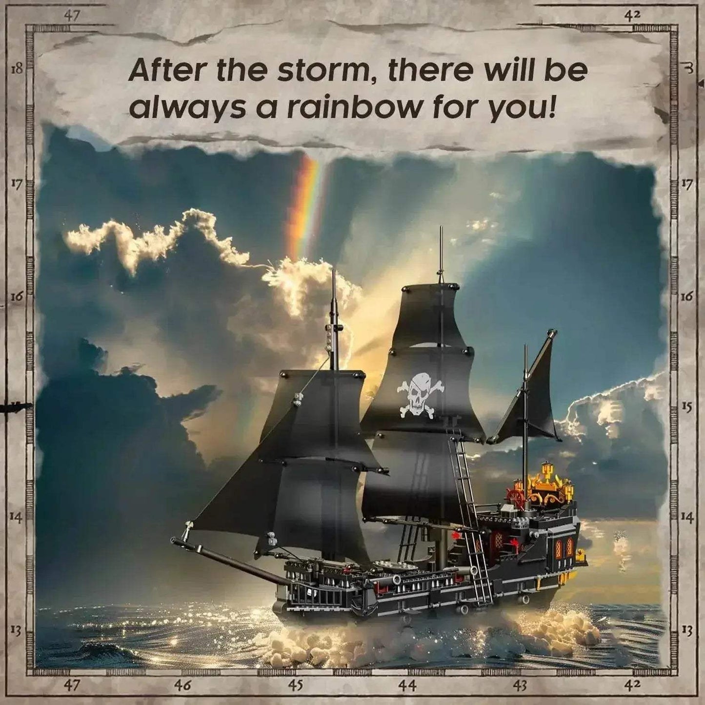  Premium Pirate Ship Building Kit 1424Piece Toyland EU -  ToylandEU™