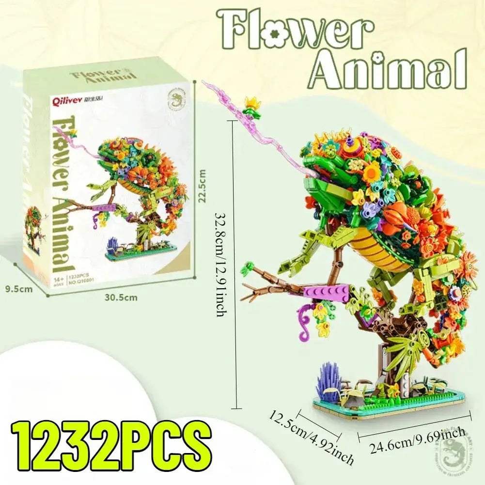 Premium Building Blocks Set Cute Jungle Hedgehog And Parrot Theme For Kids Gift Idea - ToylandEU