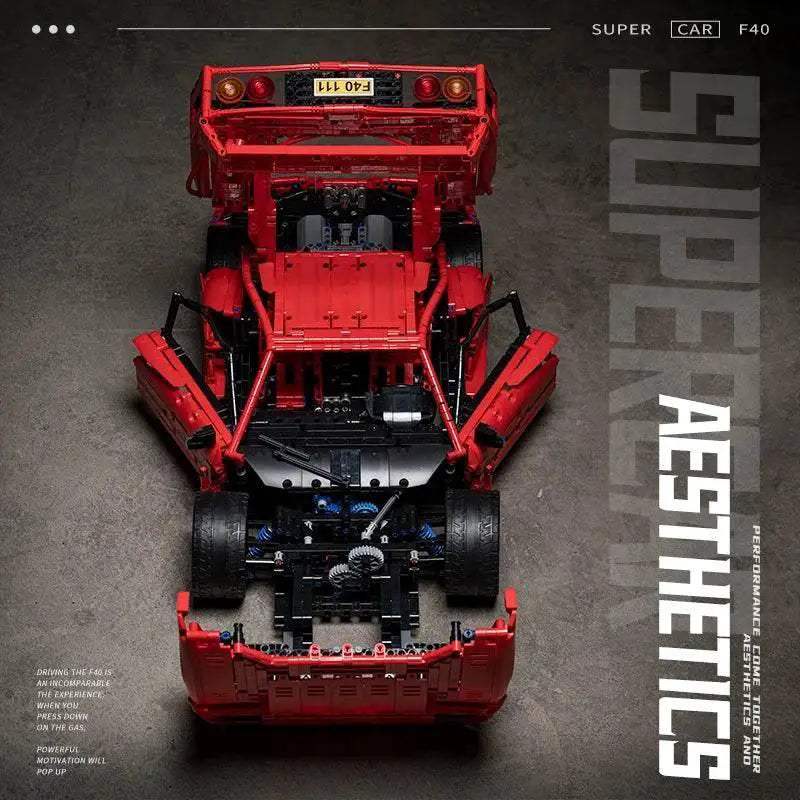  Premium F40 Super Car Building Blocks Toyland EU -  ToylandEU™