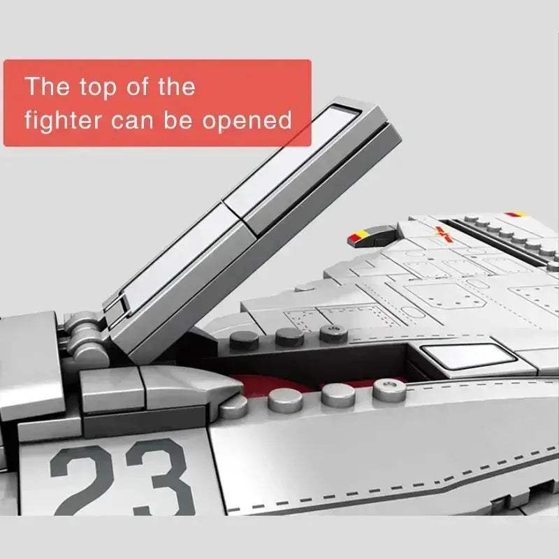 Premium Building Blocks Set J15 Carrier Fighter Aircraft Flying Shark Model 1186 Pieces For Children Gift - ToylandEU