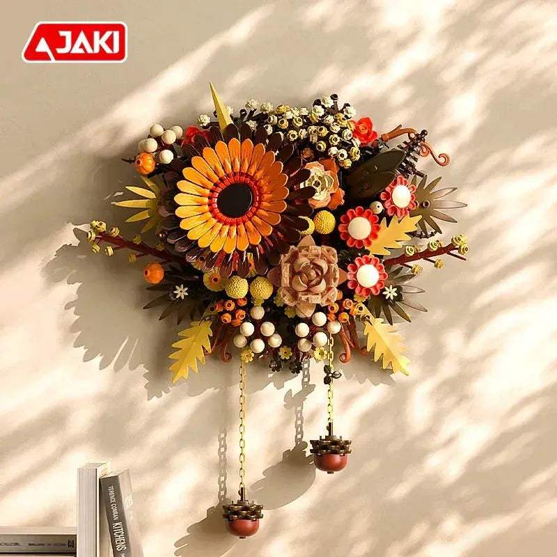 Premium Building Blocks Set Lego Compatible Artificial Rose And Gerbera Flowers For Home Decor Gift - ToylandEU