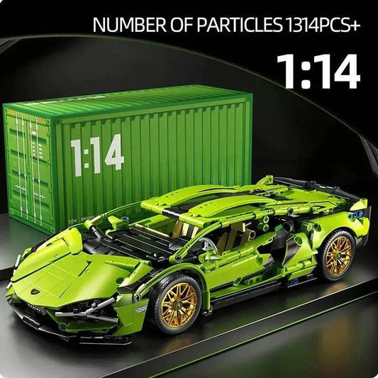 Premium Building Blocks Technical Racing Car Bricks Adults - ToylandEU