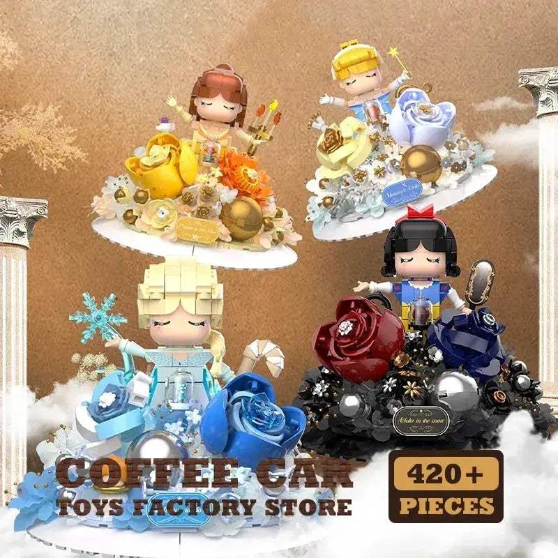 Premium Fairy Tale Princess Building Blocks Set For Girls With Lighting Effects And Over 420 Pieces - ToylandEU