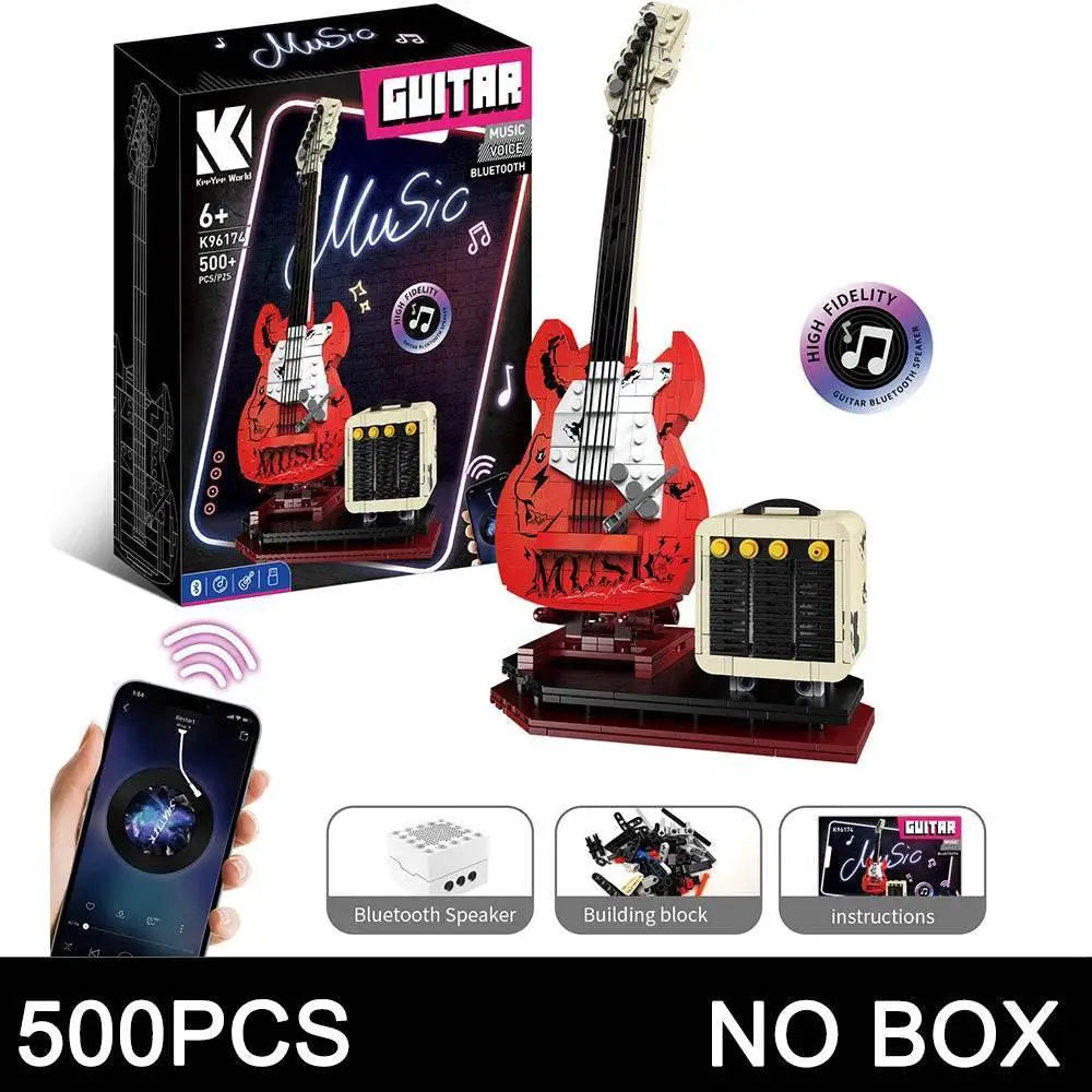 Premium Guitar Building Blocks Toy Bluetooth For Kids - ToylandEU