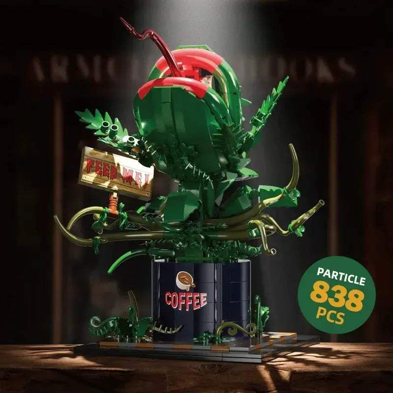 Premium Horror Series Building Blocks Set With Big Mouth Flower MOC For Halloween Enthusiasts - ToylandEU