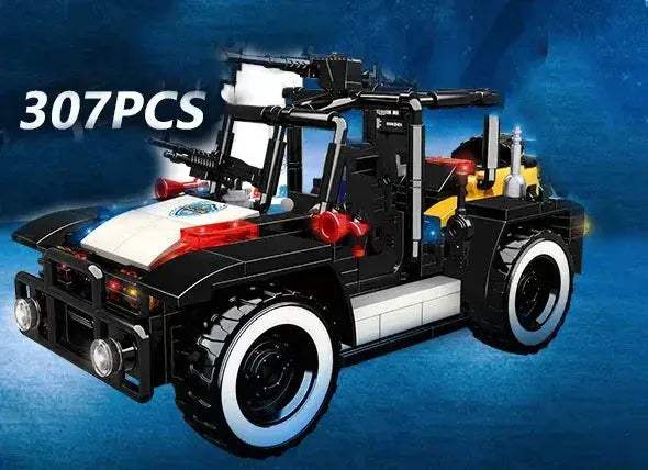 Premium Lego Compatible Building Blocks Set Multi Vehicle City Police Station Bus Car Helicopter Army Trucks For Kids - ToylandEU