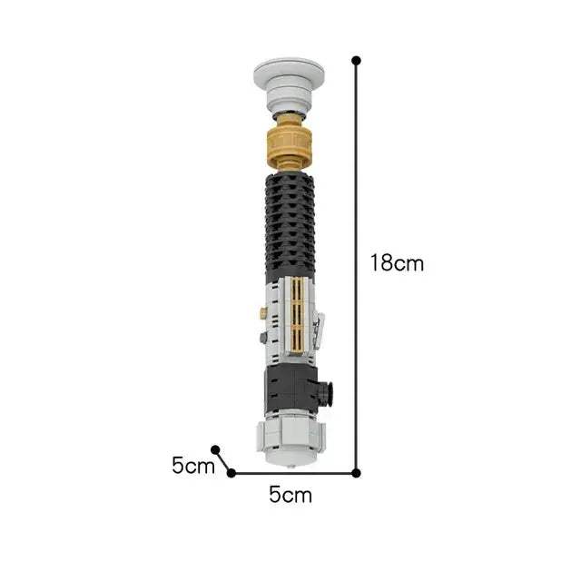 Premium Lego Compatible Lightsaber Hilt Building Blocks Set For 12 Plus Fans - ToylandEU