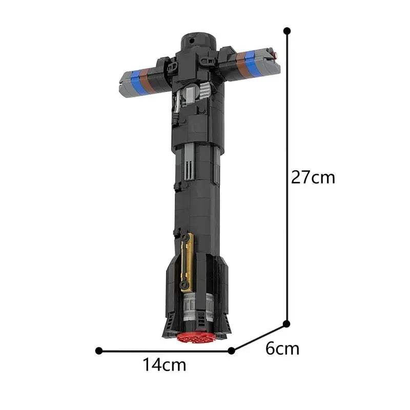 Premium Lego Compatible Lightsaber Hilt Building Blocks Set For 12 Plus Fans - ToylandEU