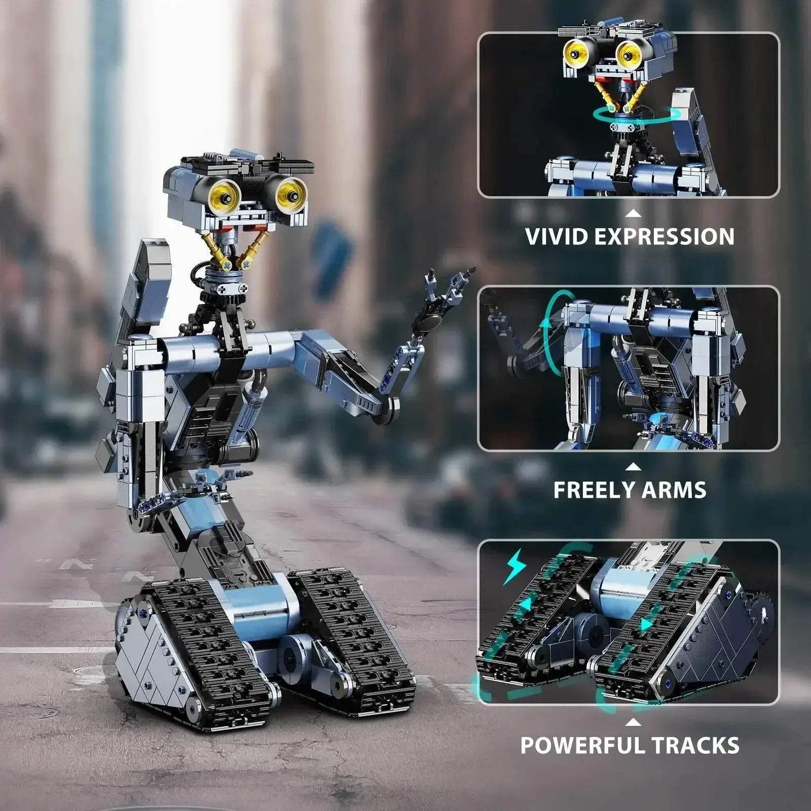 Premium Robot Building Blocks Five Models for Young Kids - ToylandEU