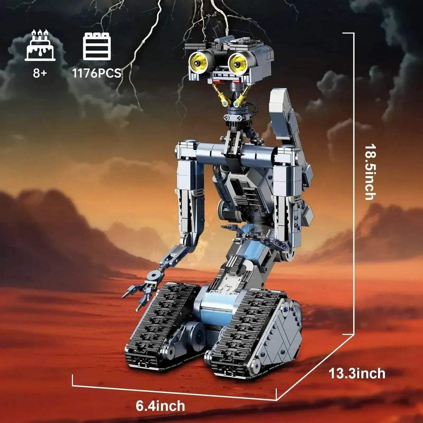 Premium Robot Building Blocks Five Models for Young Kids - ToylandEU