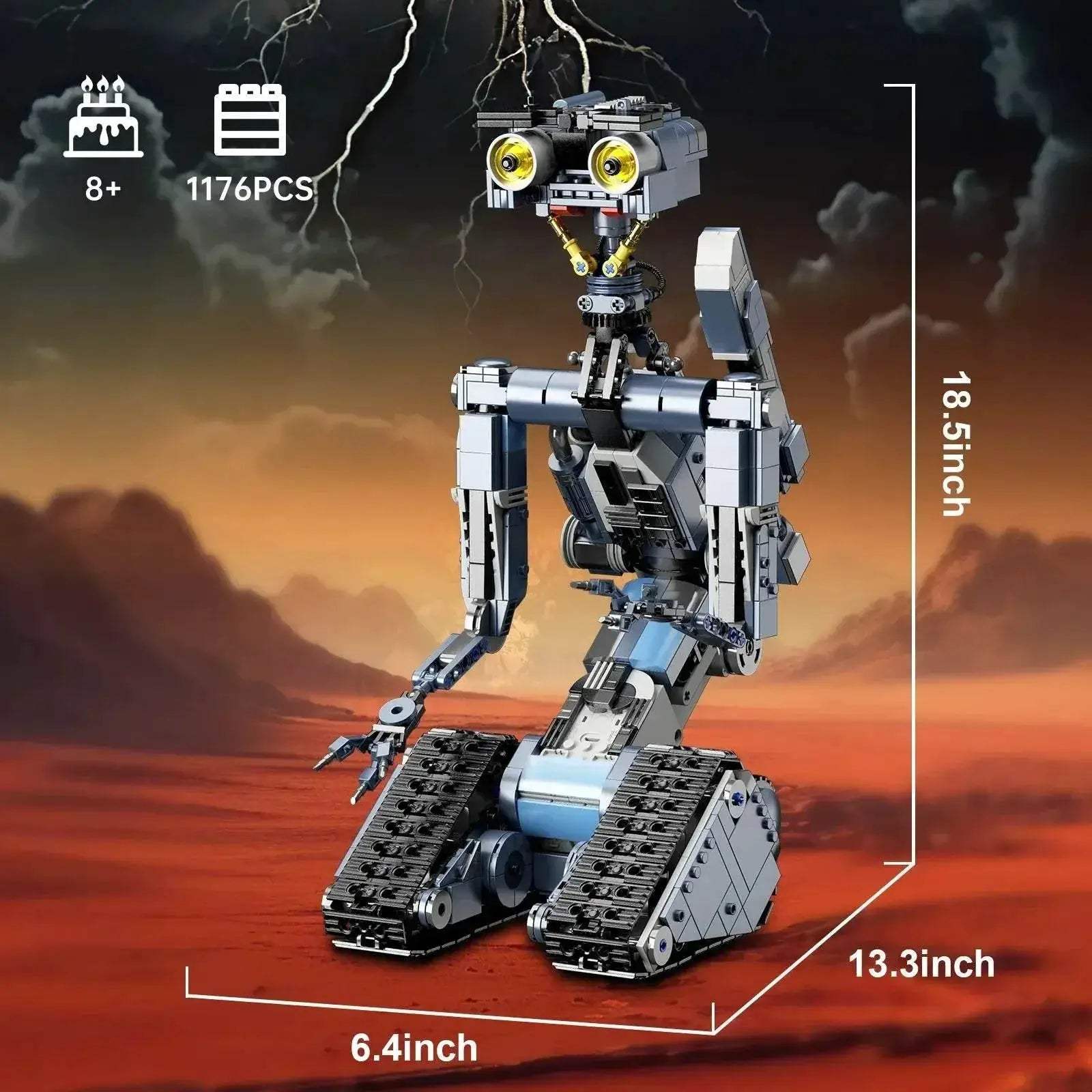 Premium Robot Building Blocks Five Models for Young Kids - ToylandEU