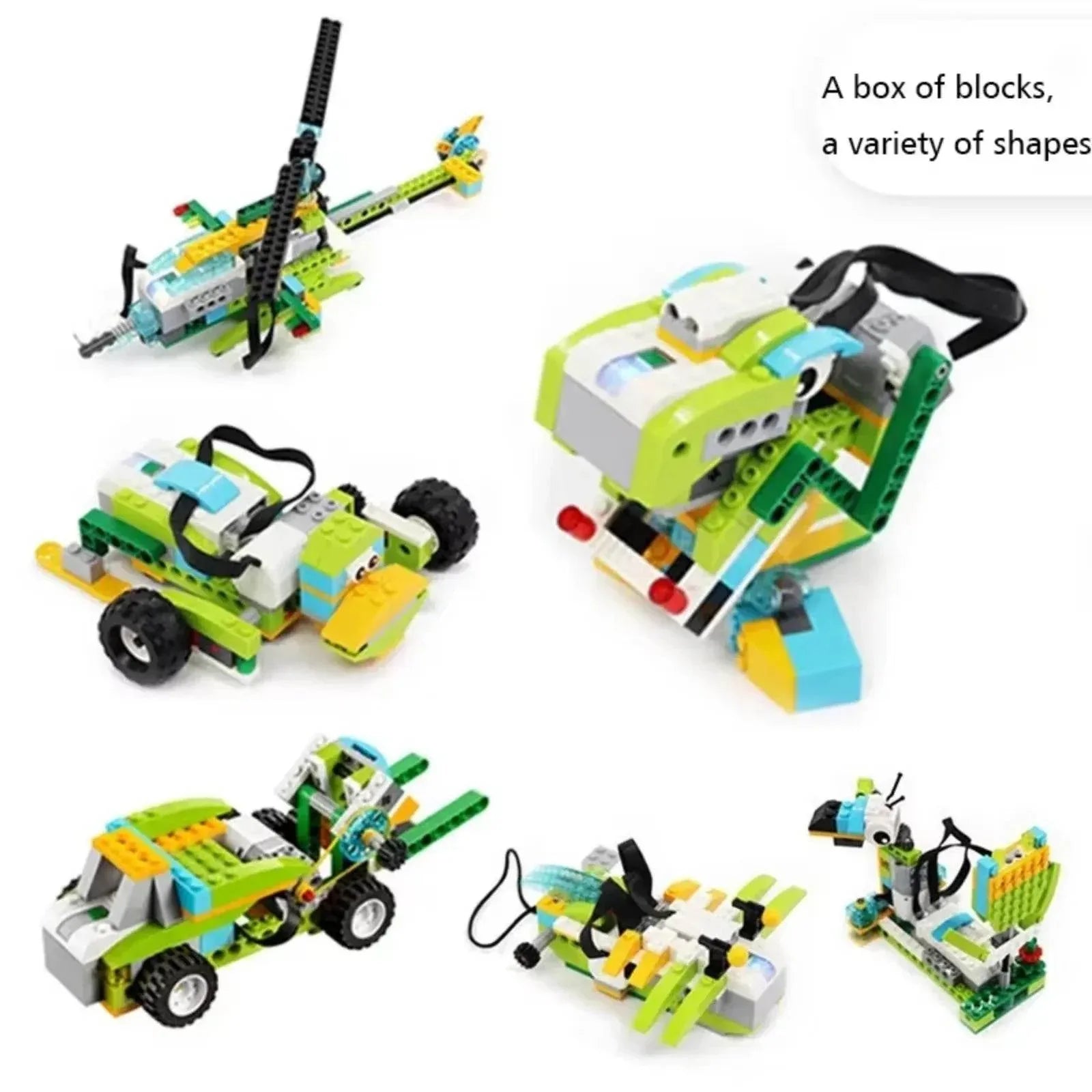 Premium STEM Educational Building Blocks Kit 280 Pieces with Electronic Sensors for Aspiring Young Programmers - ToylandEU