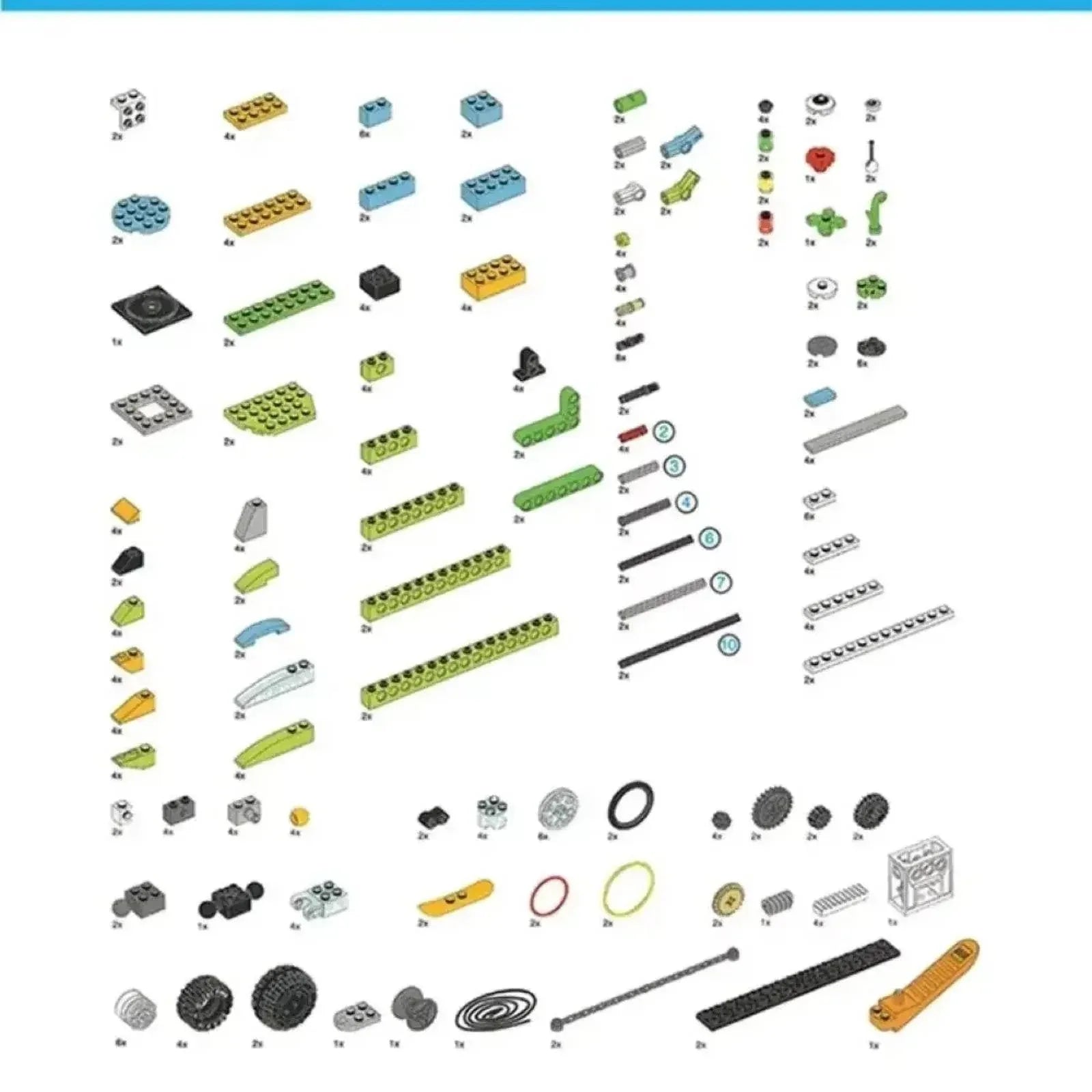 Premium STEM Educational Building Blocks Kit 280 Pieces with Electronic Sensors for Aspiring Young Programmers - ToylandEU