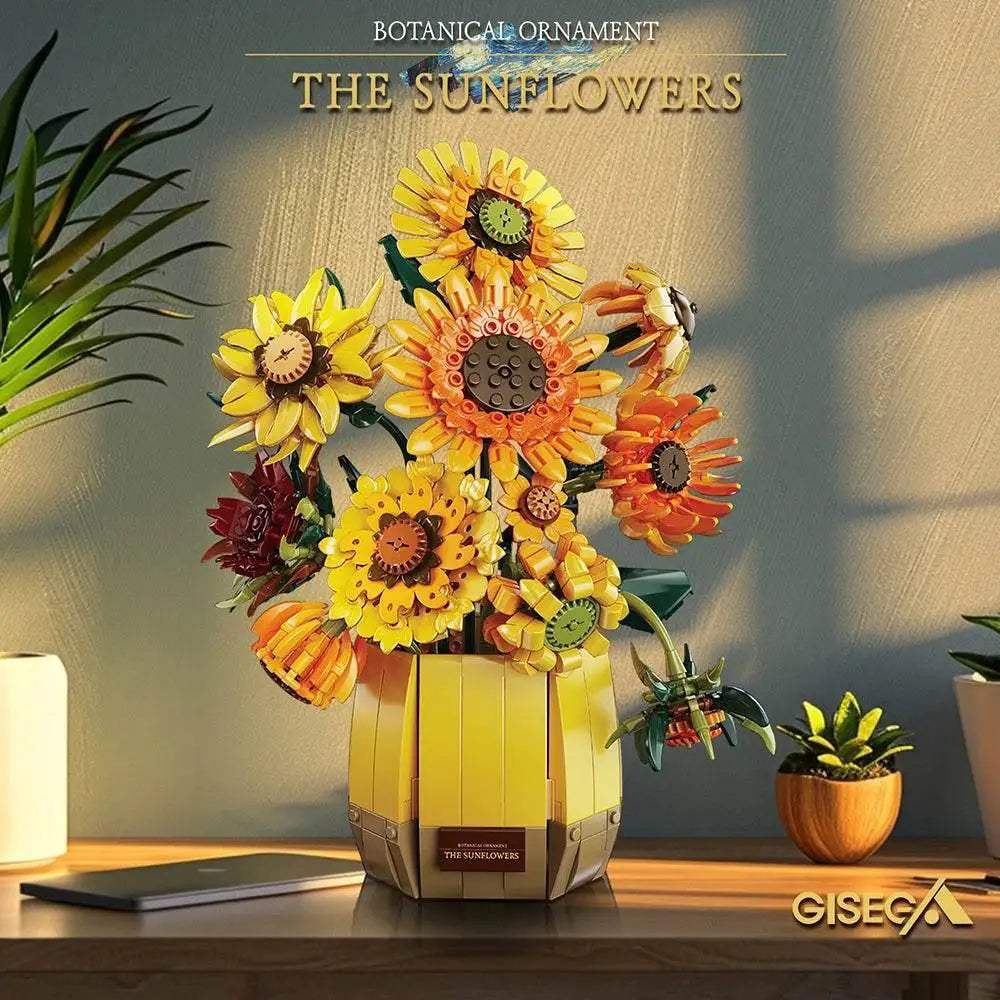  Romantic Sunflower Building Blocks Set Toyland EU -  ToylandEU™