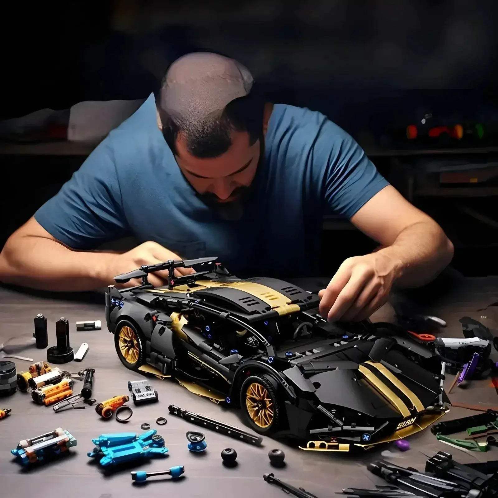 Premium Technical Racing Car Model Building Blocks with Detailed Design for Adults and Kids Gift - ToylandEU