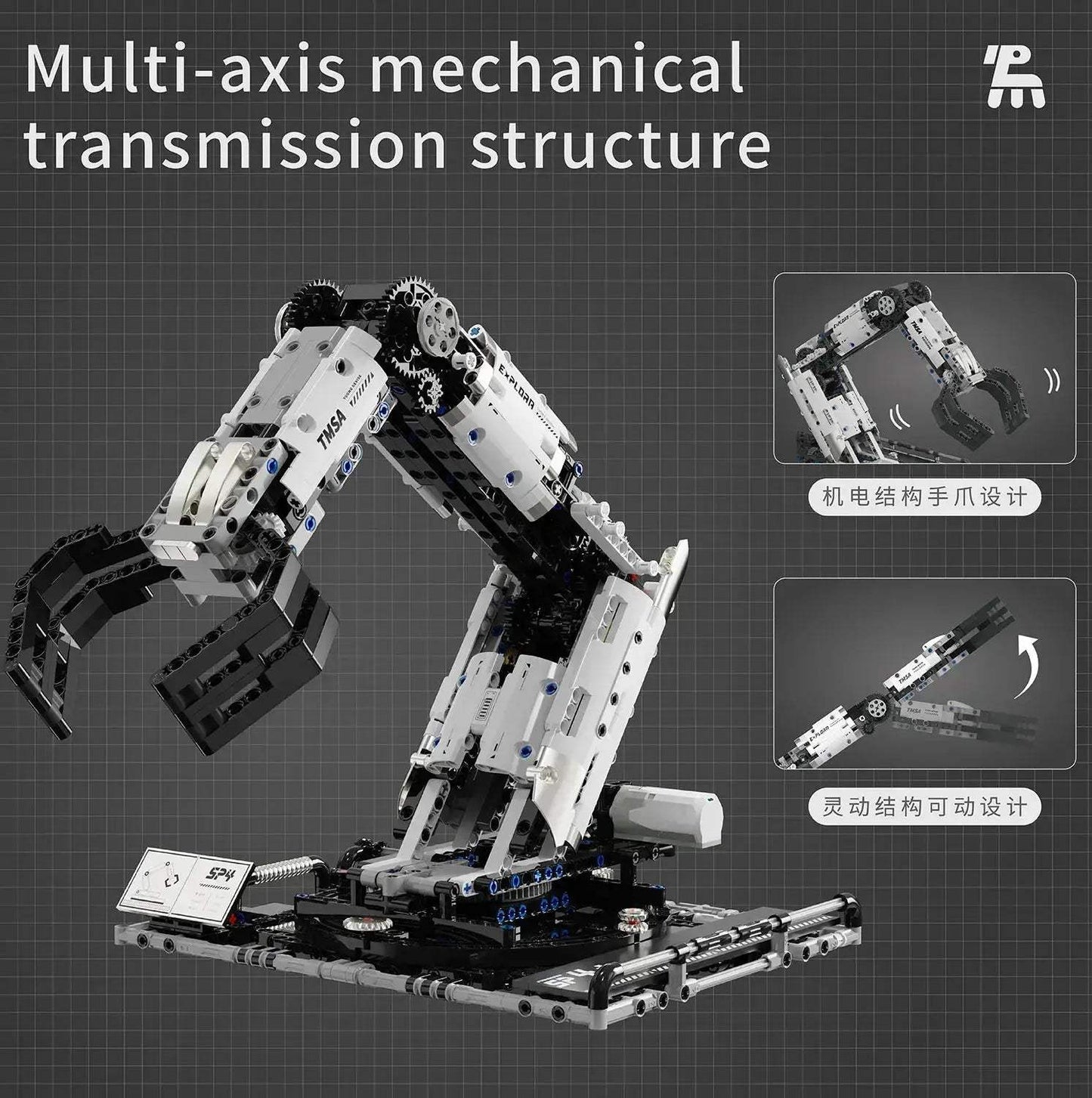 Programmable Robot Arm Building Blocks With Remote Control - ToylandEU