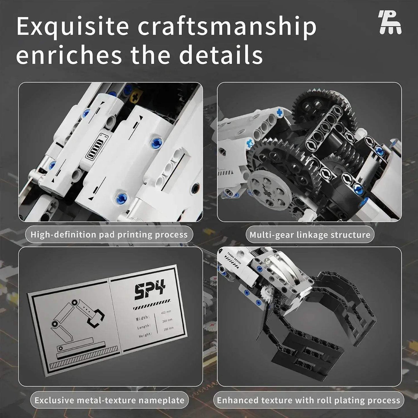 Programmable Robot Arm Building Blocks With Remote Control - ToylandEU