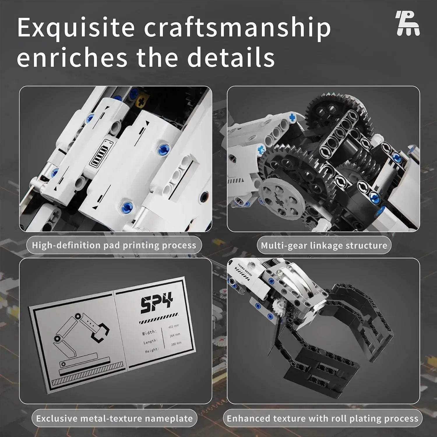 Programmable Robot Arm Building Blocks With Remote Control - ToylandEU