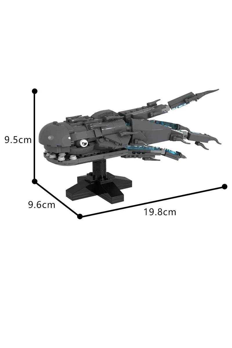 MOC Purrgil Model Building Blocks Space Whale Puzzle Building Bricks MOC - ToylandEU