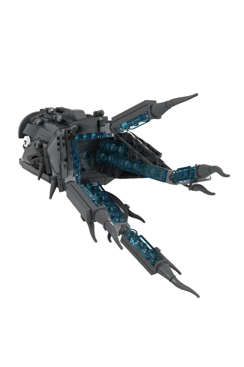 MOC Purrgil Model Building Blocks Space Whale Puzzle Building Bricks MOC - ToylandEU