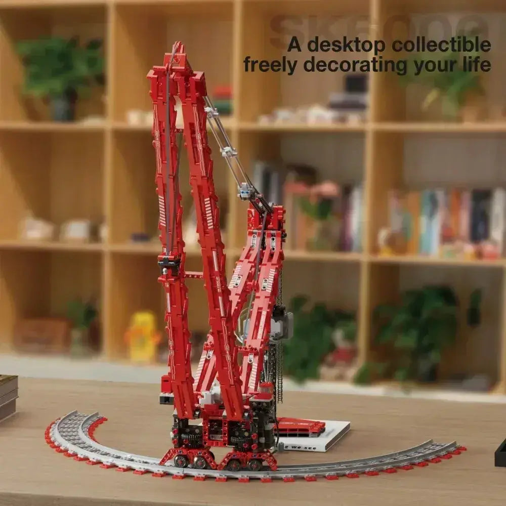 RC Crane Building Blocks With Remote Control For Desktop Display - ToylandEU