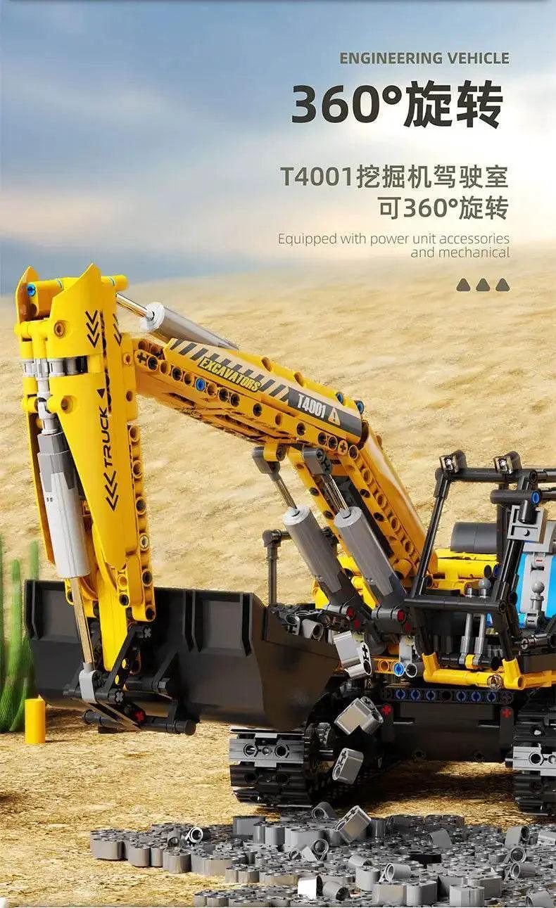  MOC RC Engineering Vehicle Building Blocks Bulldozer Kids Gift -  ToylandEU™