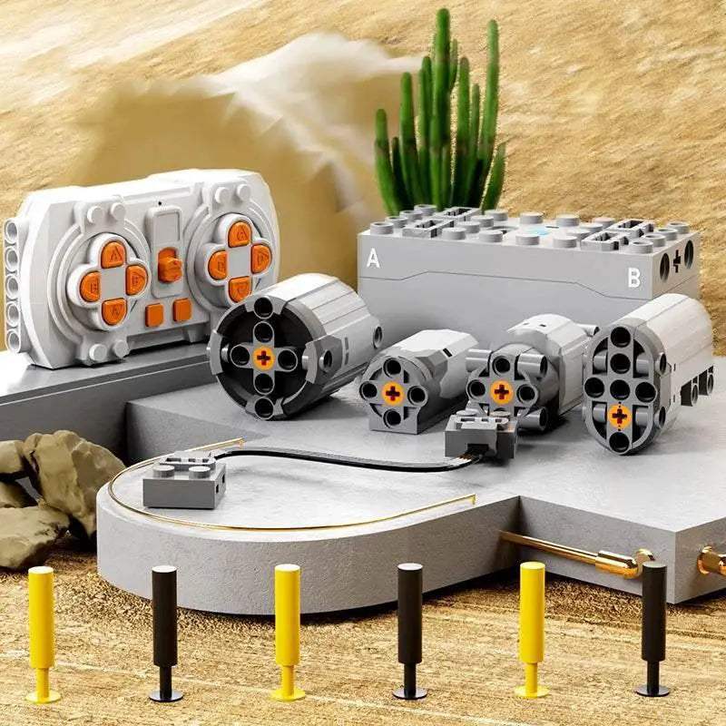 RC Engineering Vehicle Building Blocks Bulldozer Kids Gift - ToylandEU