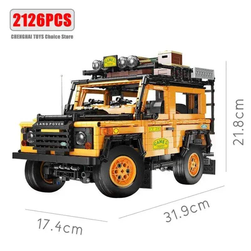 RC Off Road Car Building Blocks Set With Remote Control - ToylandEU