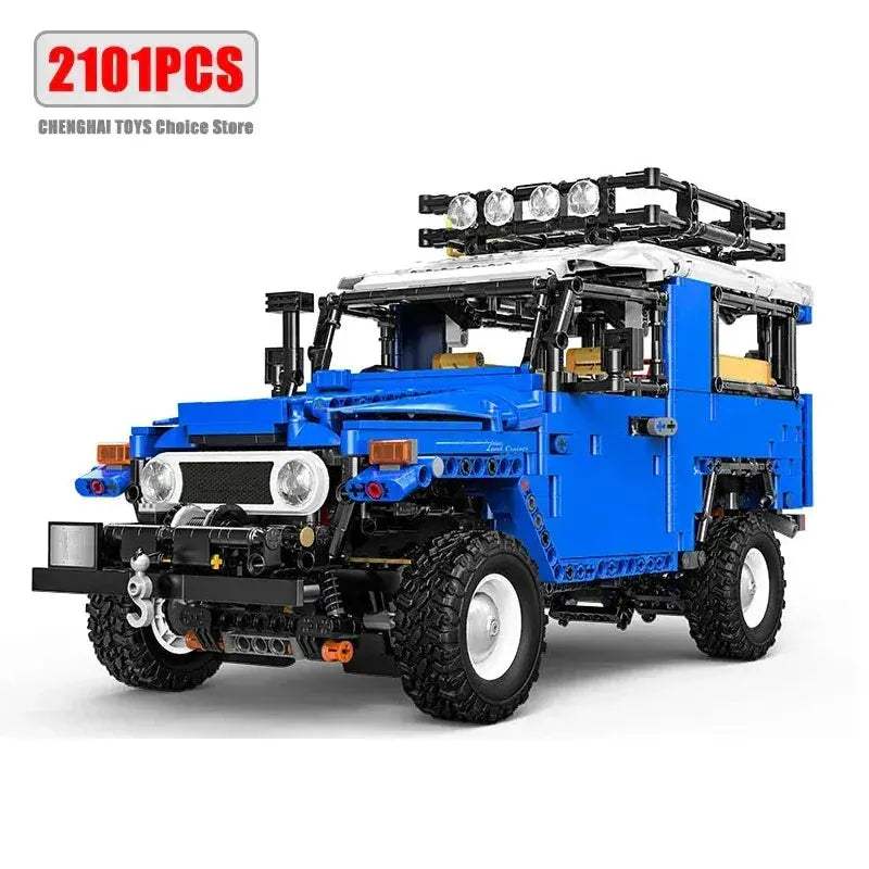 RC Off Road Car Building Blocks Set With Remote Control - ToylandEU