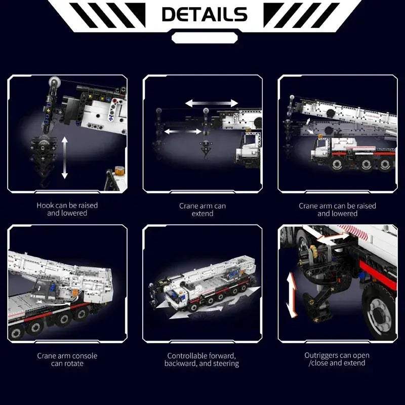  MOC RC Remote Control Crane Building Blocks For Adults -  ToylandEU™