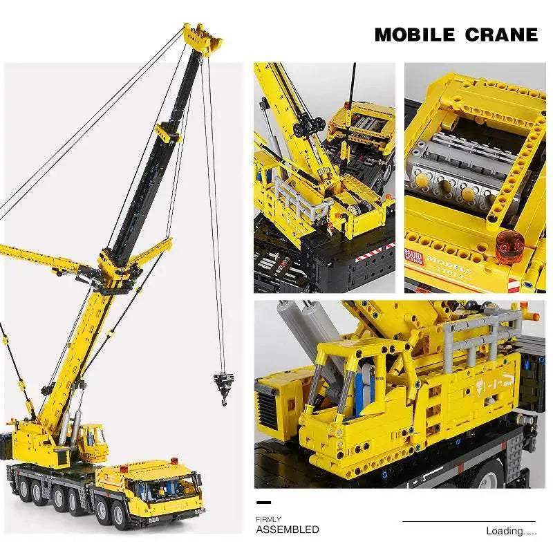  MOC RC Remote-Controlled MOULD KING GMK Mobile Crane Building Blocks Set -  ToylandEU™