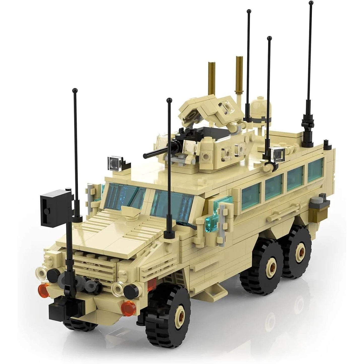 MOC RG-33L Cat.2 MRAP Building Blocks Military Vehicle Building Bricks MOC - ToylandEU