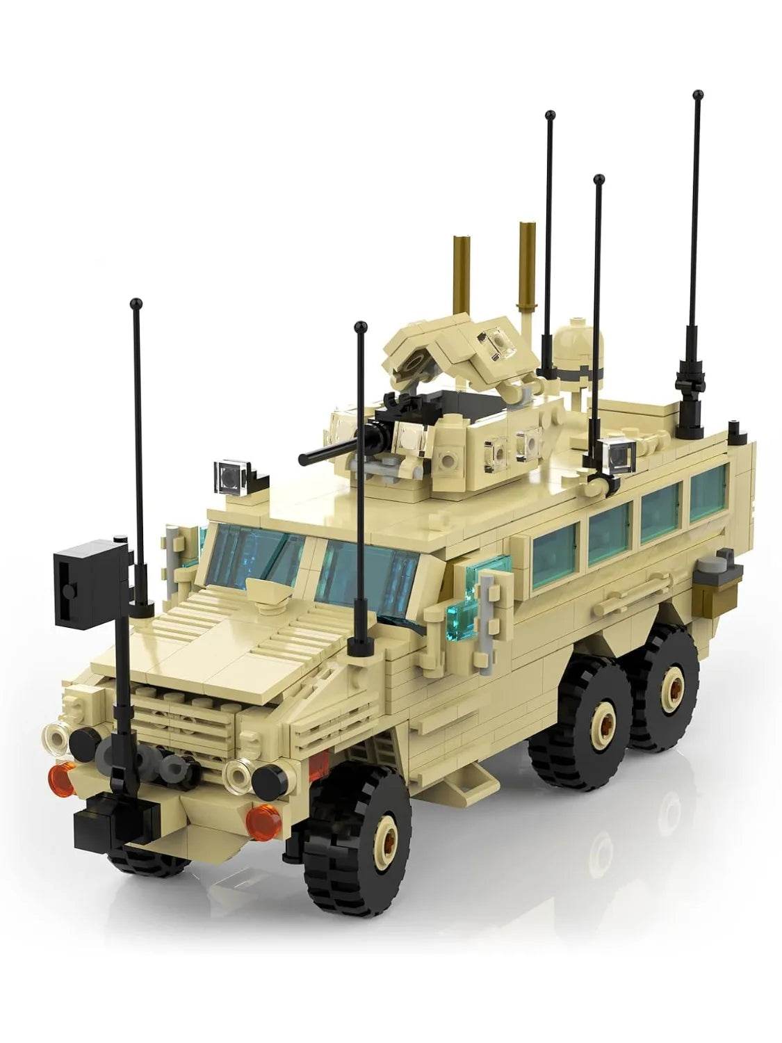 MOC RG-33L Cat.2 MRAP Building Blocks Military Vehicle Building Bricks MOC - ToylandEU