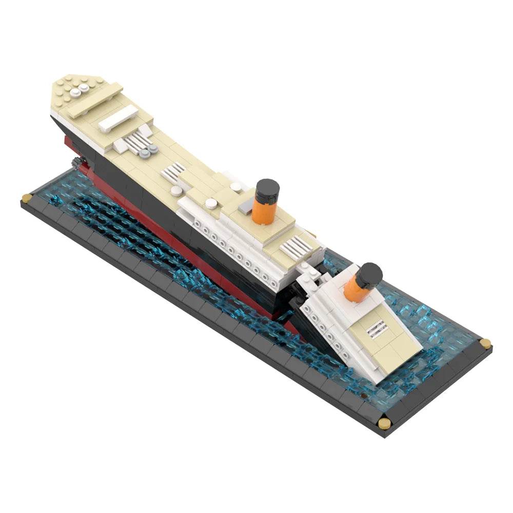 MOC - RMS Mini Titanic Building Blocks Puzzle for Kids - ToylandEU