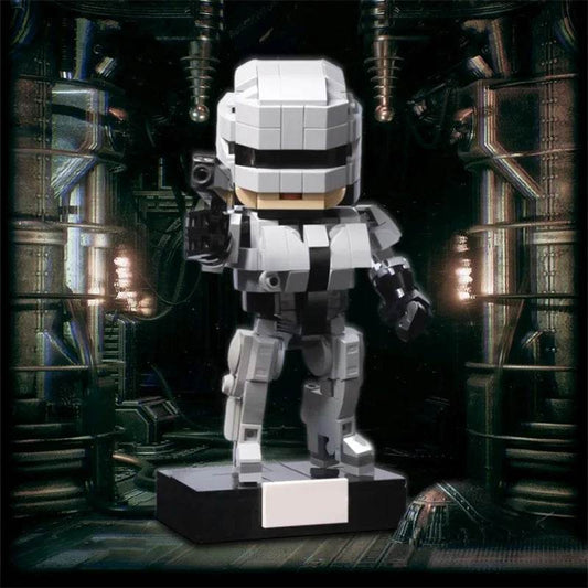 MOC ROBOCOP Model Building Blocks Military Robot Movie Doll Building Bricks MOC - ToylandEU