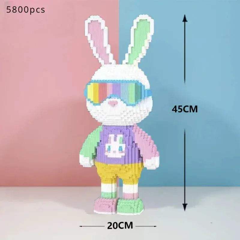MOC Rabbit Building Blocks Puzzle For Adults High Difficulty Gift - ToylandEU