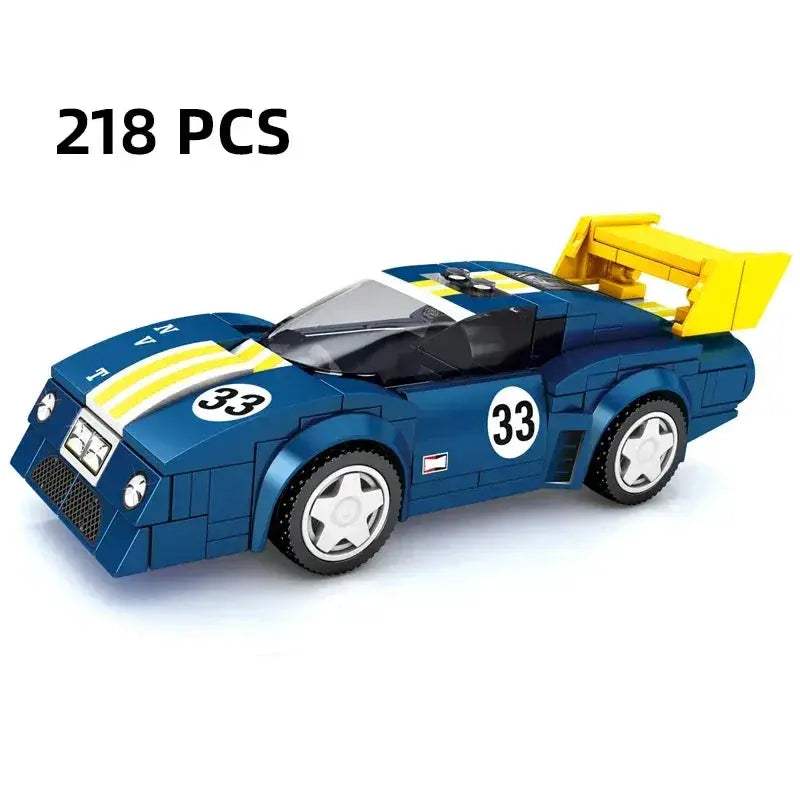 MOC Racing Car Lego Compatible Building Blocks Set For Kids - ToylandEU