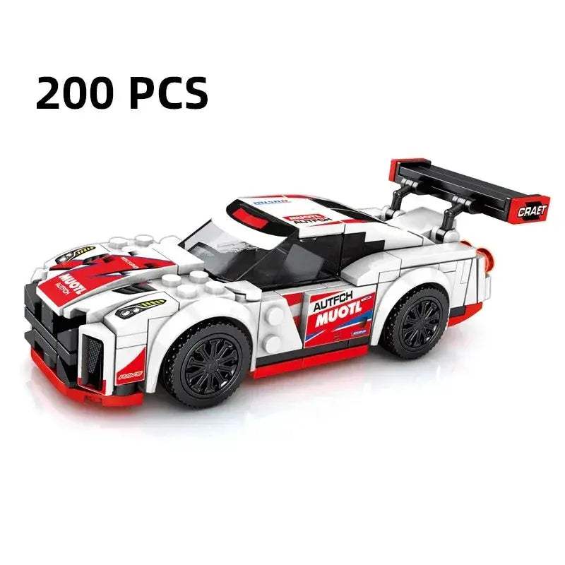 MOC Racing Car Lego Compatible Building Blocks Set For Kids - ToylandEU