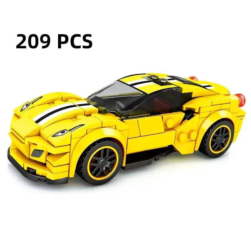 MOC Racing Car Lego Compatible Building Blocks Set For Kids - ToylandEU