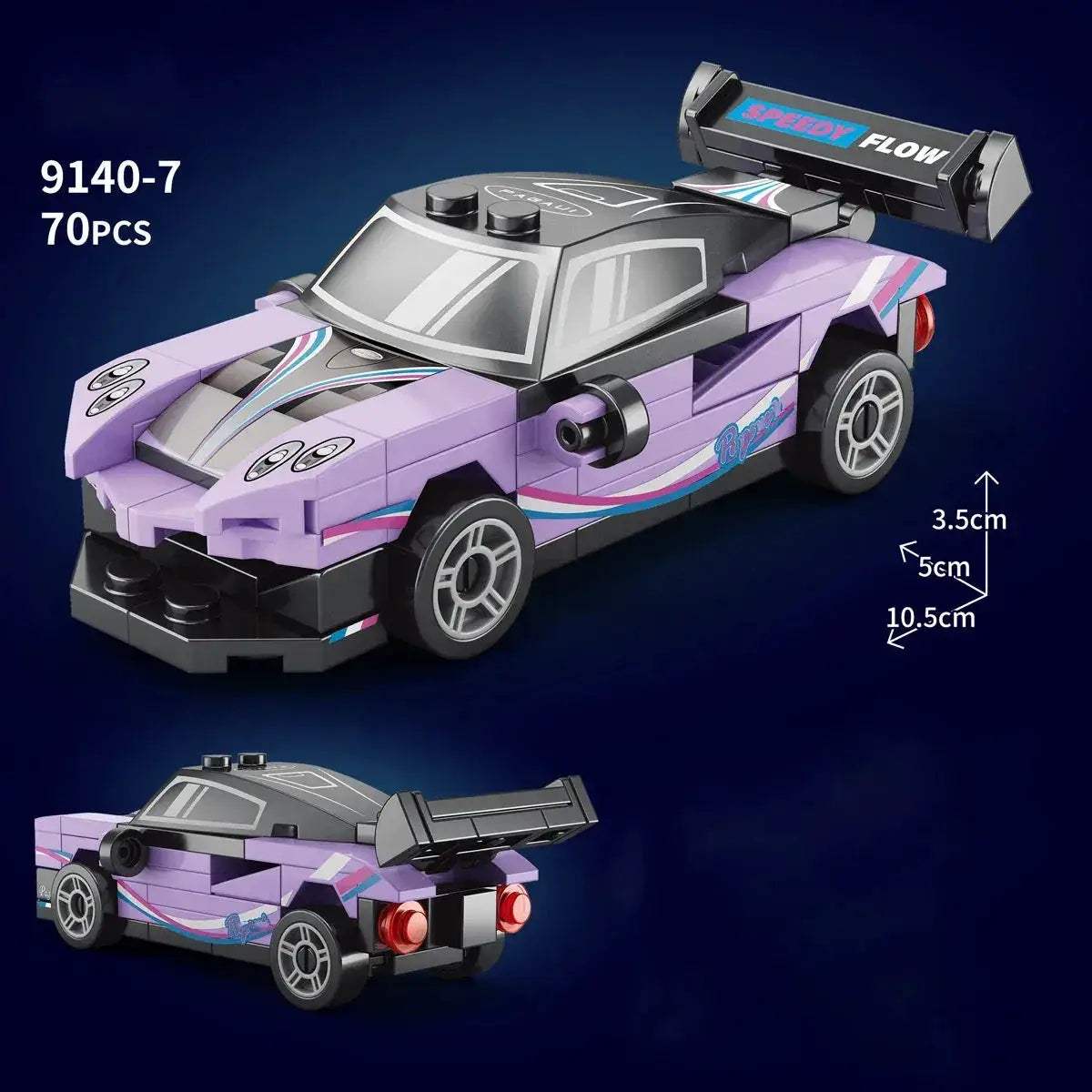 MOC Racing Car Lego Compatible Building Blocks Set For Kids - ToylandEU