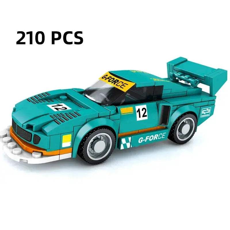 MOC Racing Car Lego Compatible Building Blocks Set For Kids - ToylandEU