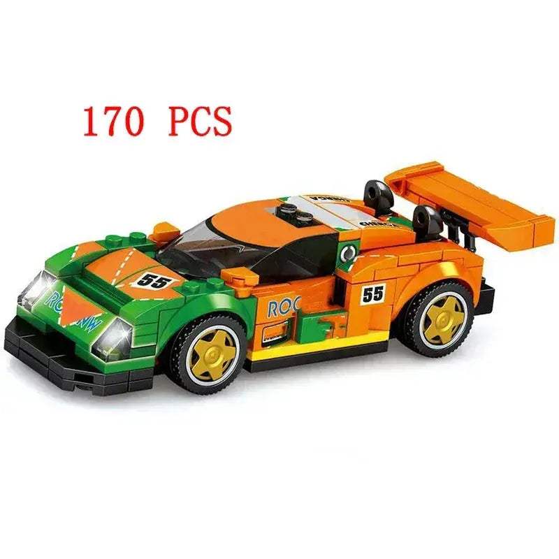 MOC Racing Car Lego Compatible Building Blocks Set For Kids - ToylandEU